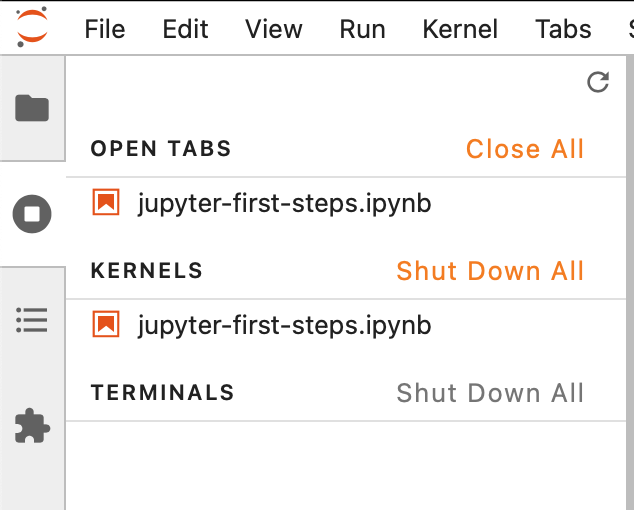 Closing Jupyter